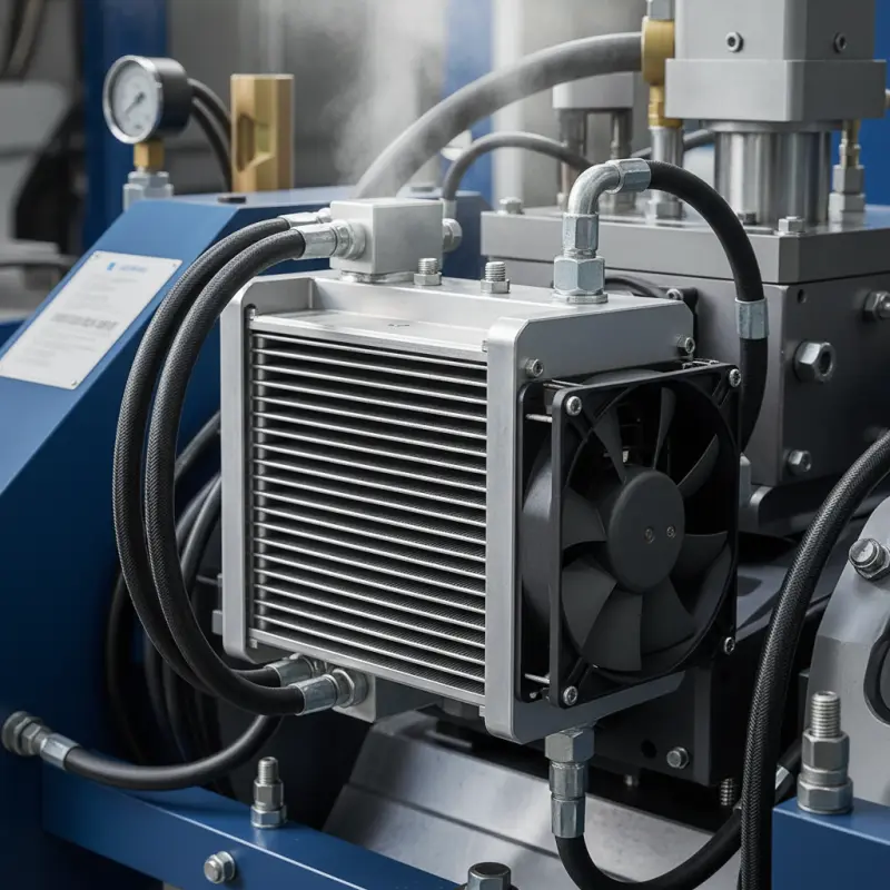 Hydraulic oil cooler